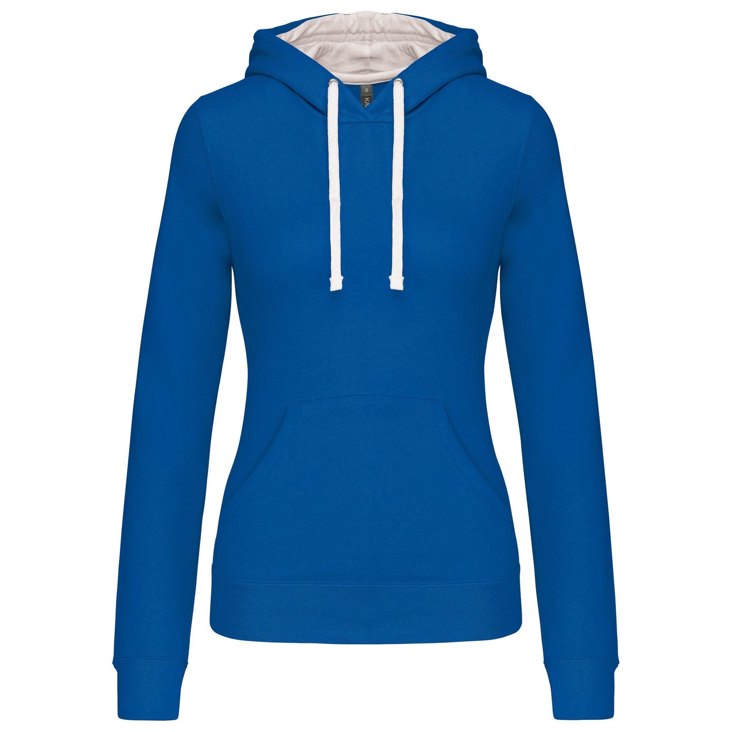 K465 - Sweat-shirt capuche contrastée femme - Ak. Custom Clothting Solutions