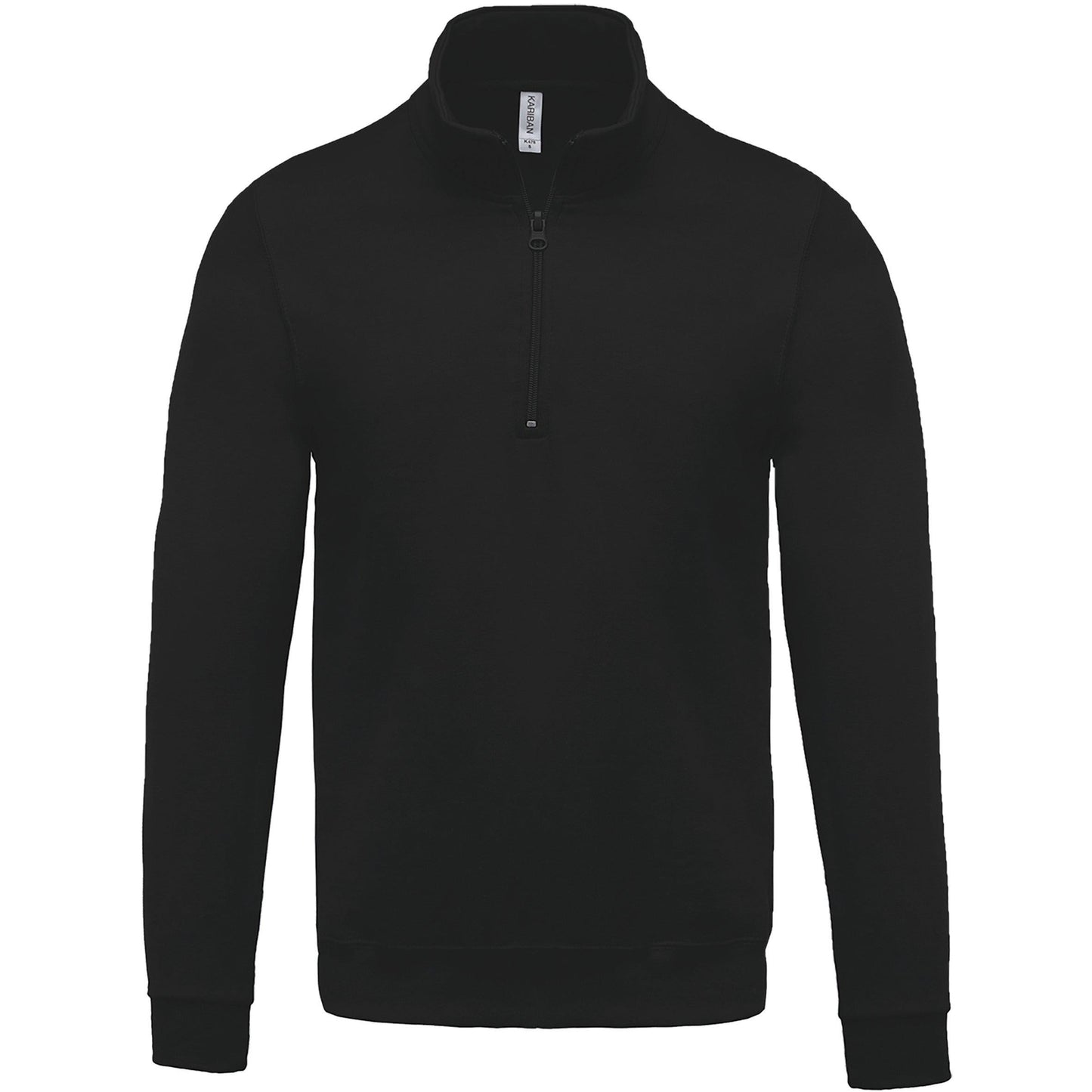 K478 - Sweat-shirt col zippé homme - Ak. Custom Clothting Solutions