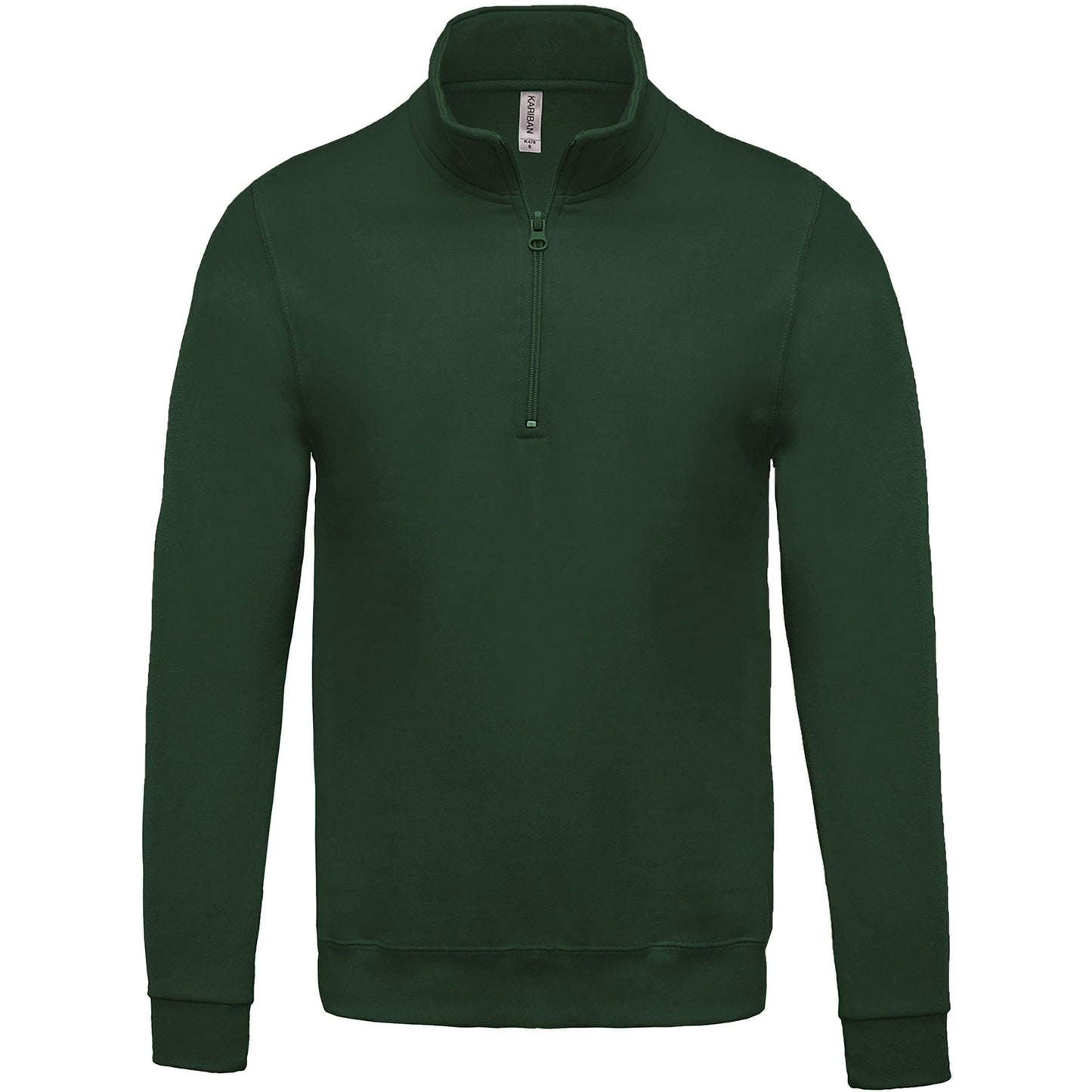 K478 - Sweat-shirt col zippé homme - Ak. Custom Clothting Solutions