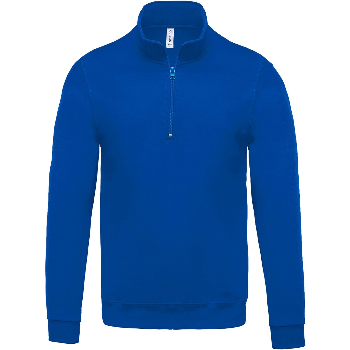K478 - Sweat-shirt col zippé homme - Ak. Custom Clothting Solutions