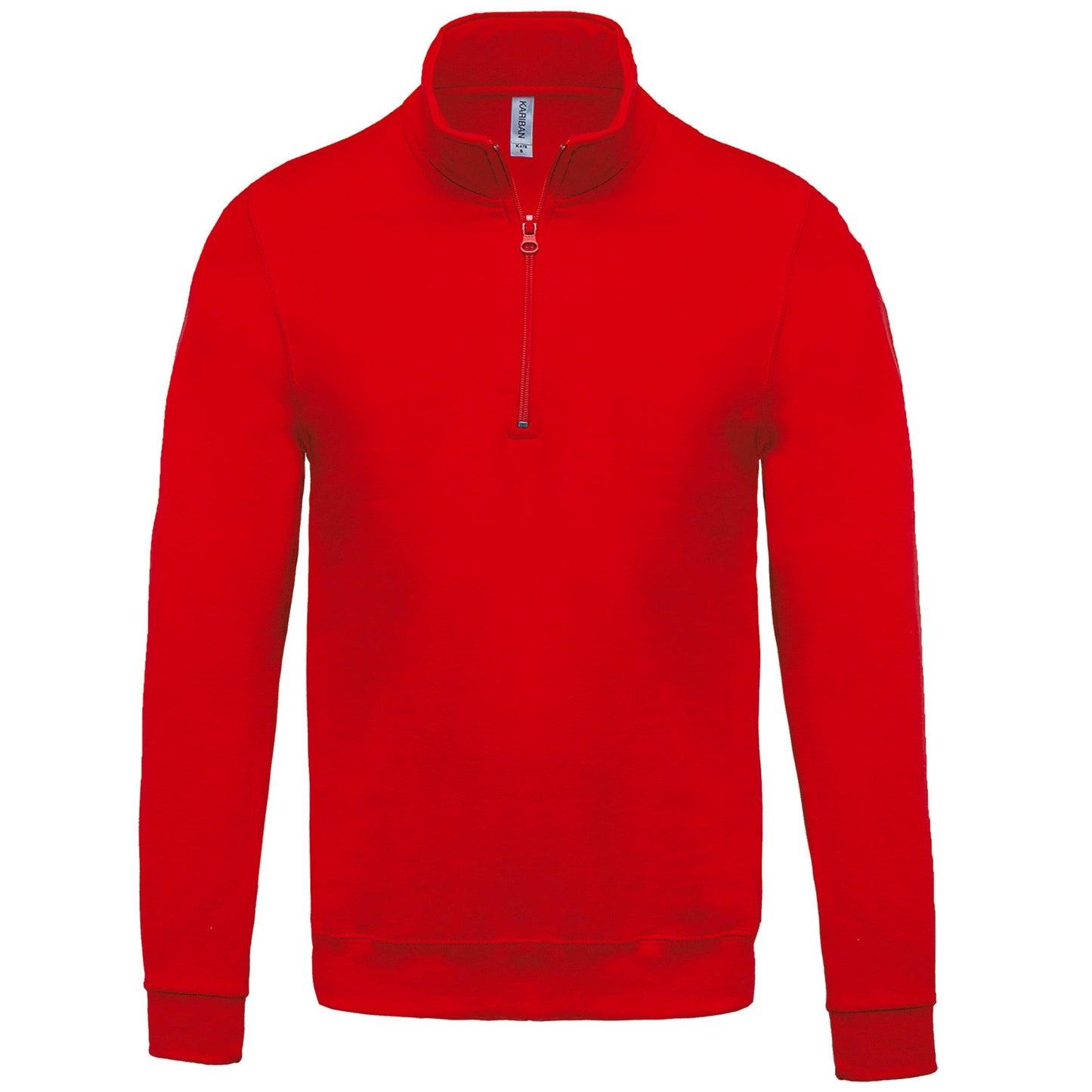 K478 - Sweat-shirt col zippé homme - Ak. Custom Clothting Solutions