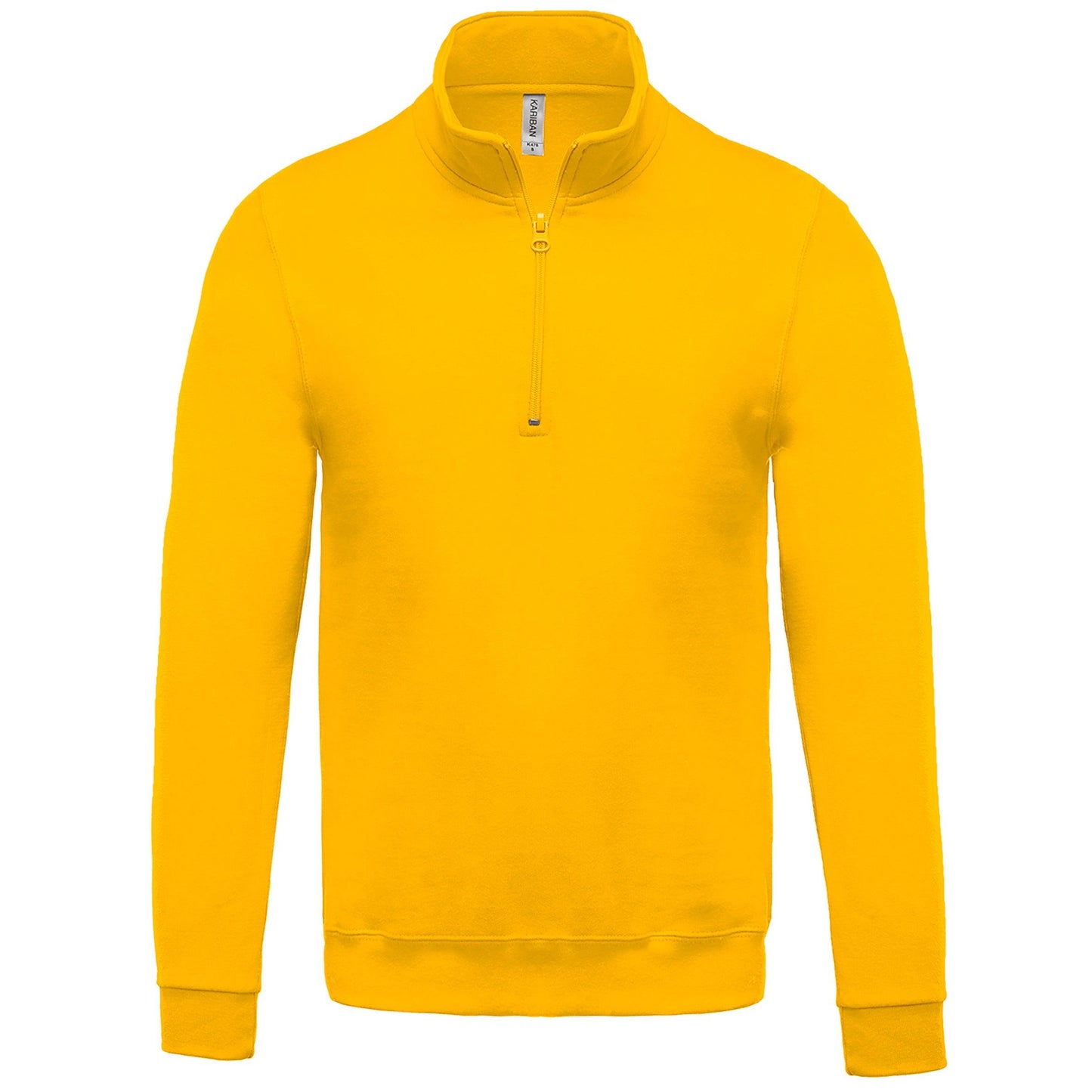 K478 - Sweat-shirt col zippé homme - Ak. Custom Clothting Solutions