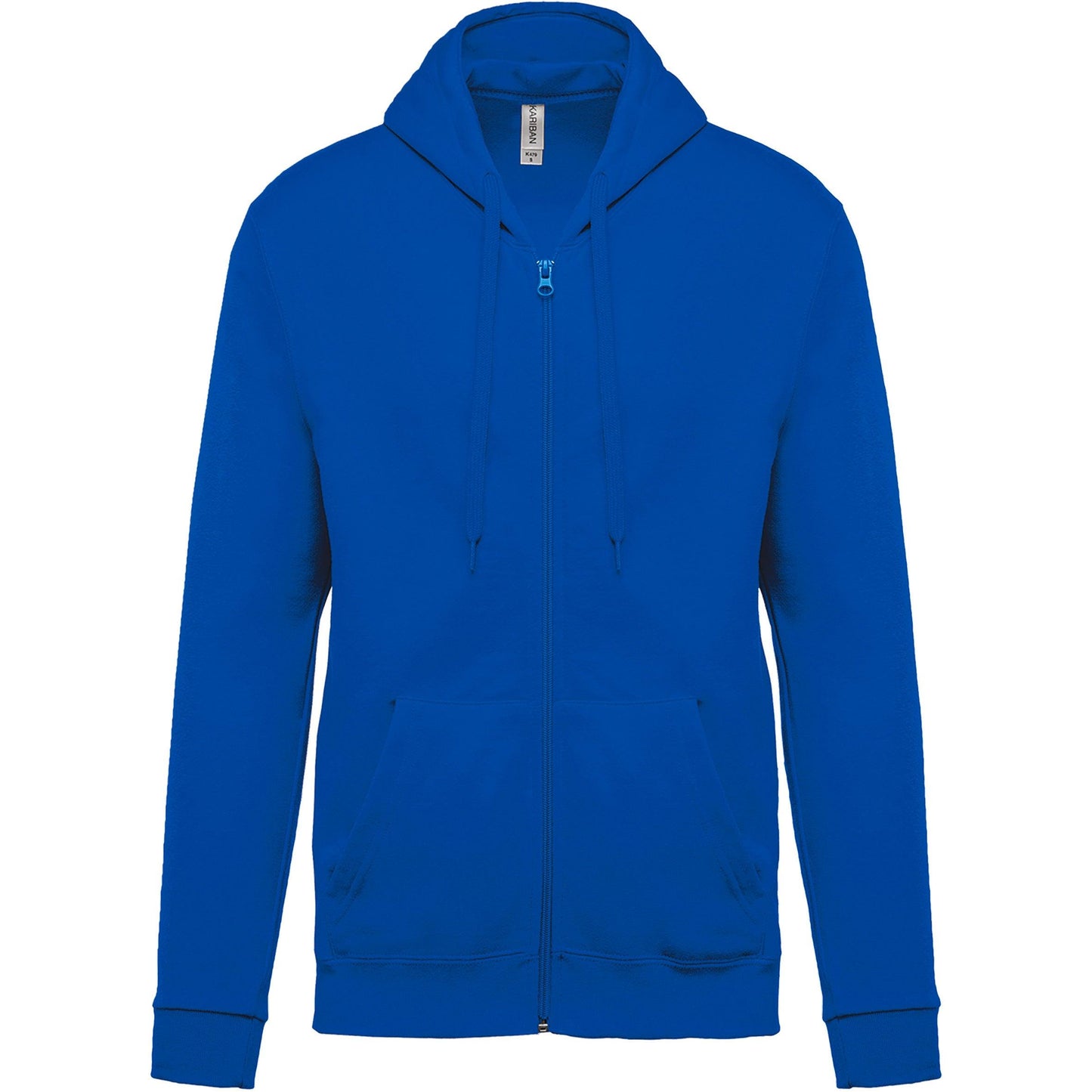 K479 - Sweat-shirt zippé capuche (Unisex) - Ak. Custom Clothting Solutions