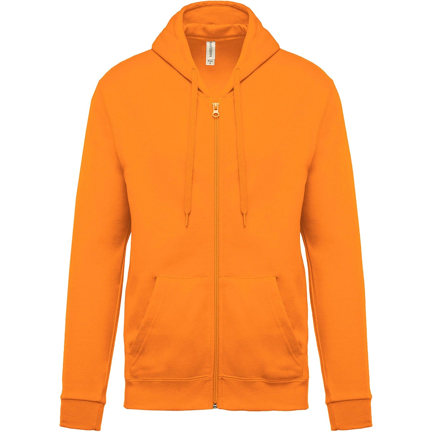 K479 - Sweat-shirt zippé capuche (Unisex) - Ak. Custom Clothting Solutions