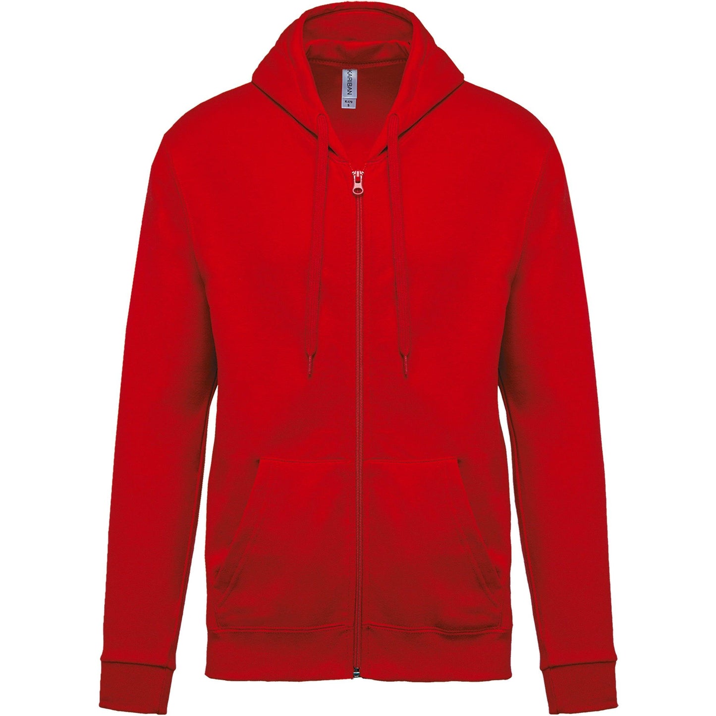 K479 - Sweat-shirt zippé capuche (Unisex) - Ak. Custom Clothting Solutions