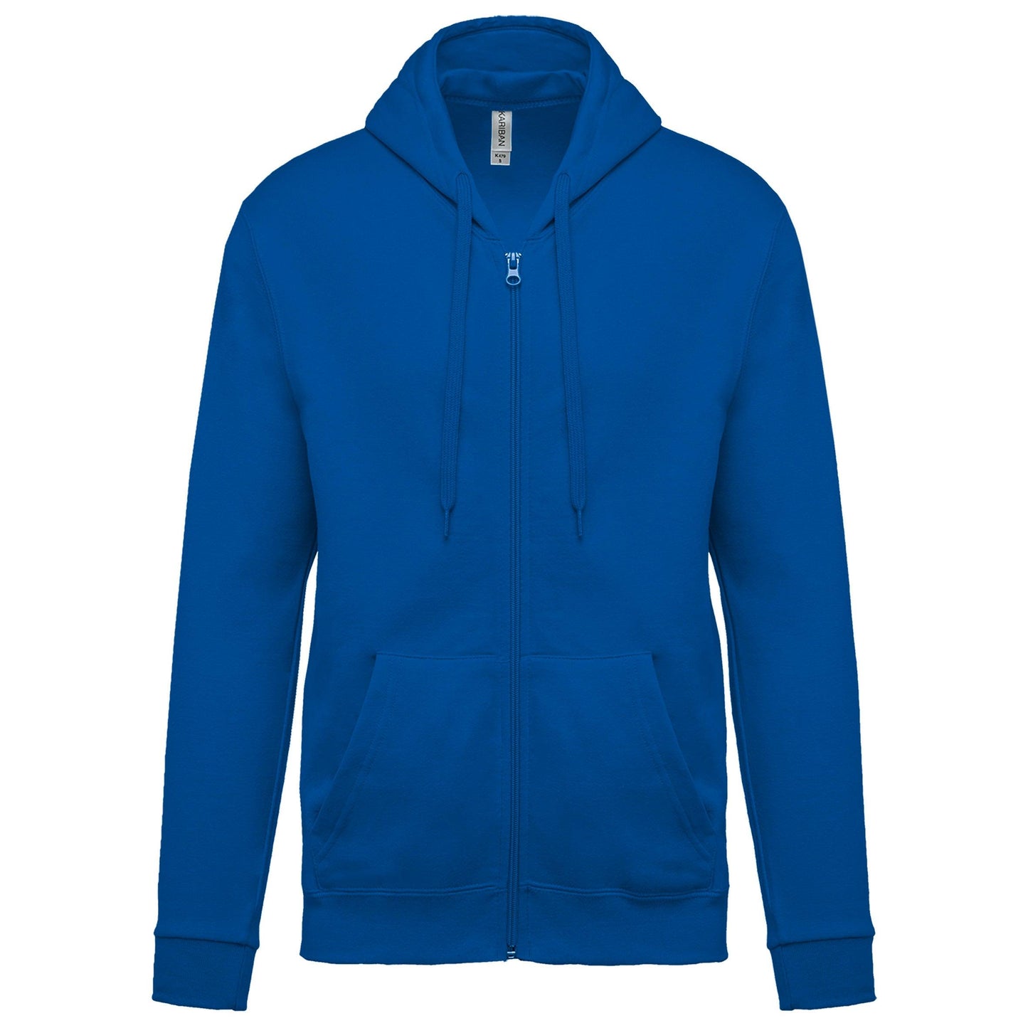 K479 - Sweat-shirt zippé capuche (Unisex) - Ak. Custom Clothting Solutions