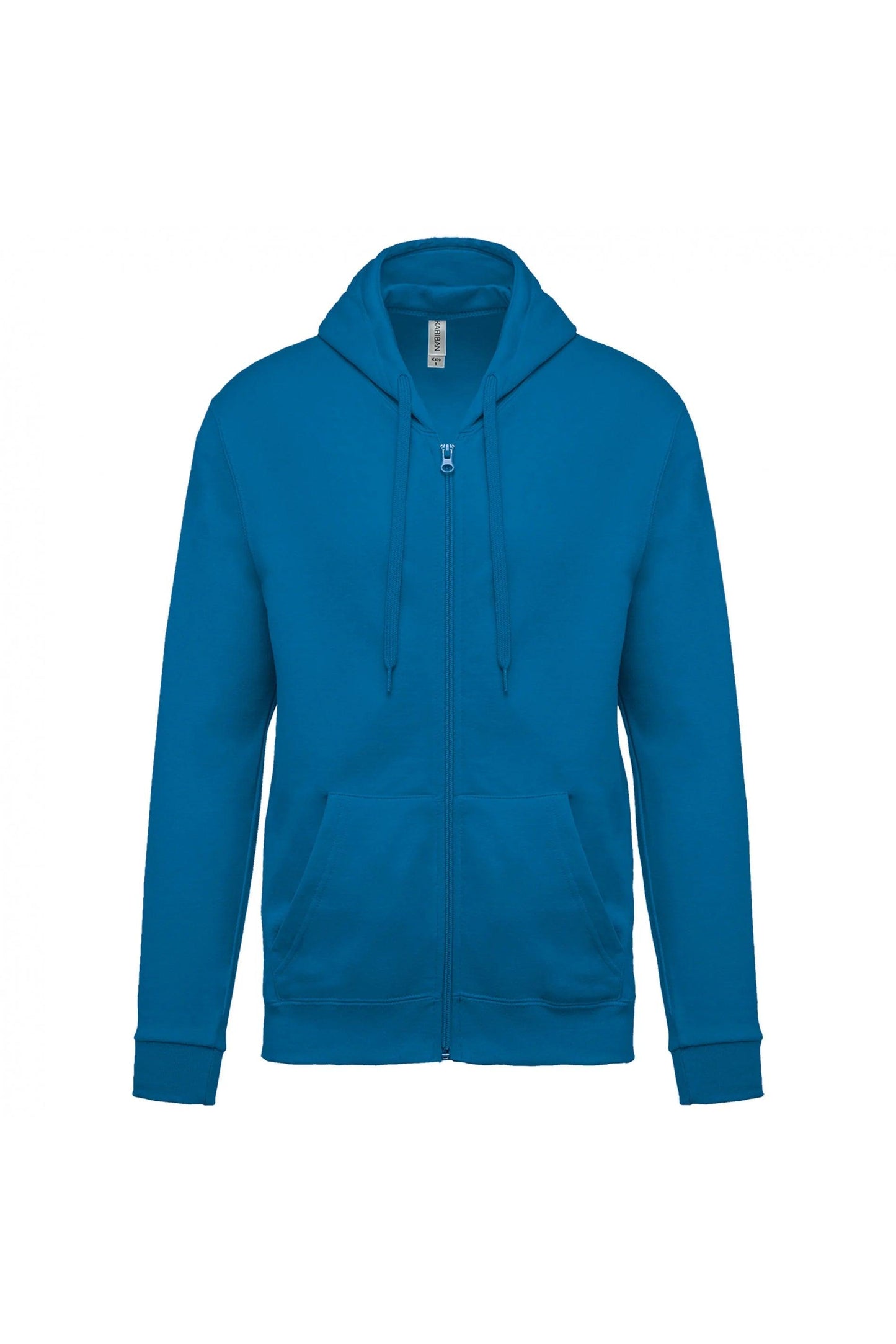 K479 - Sweat-shirt zippé capuche (Unisex) - Ak. Custom Clothting Solutions