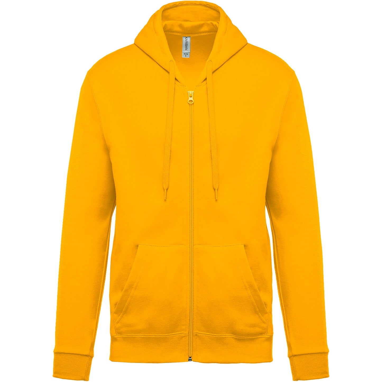 K479 - Sweat-shirt zippé capuche (Unisex) - Ak. Custom Clothting Solutions