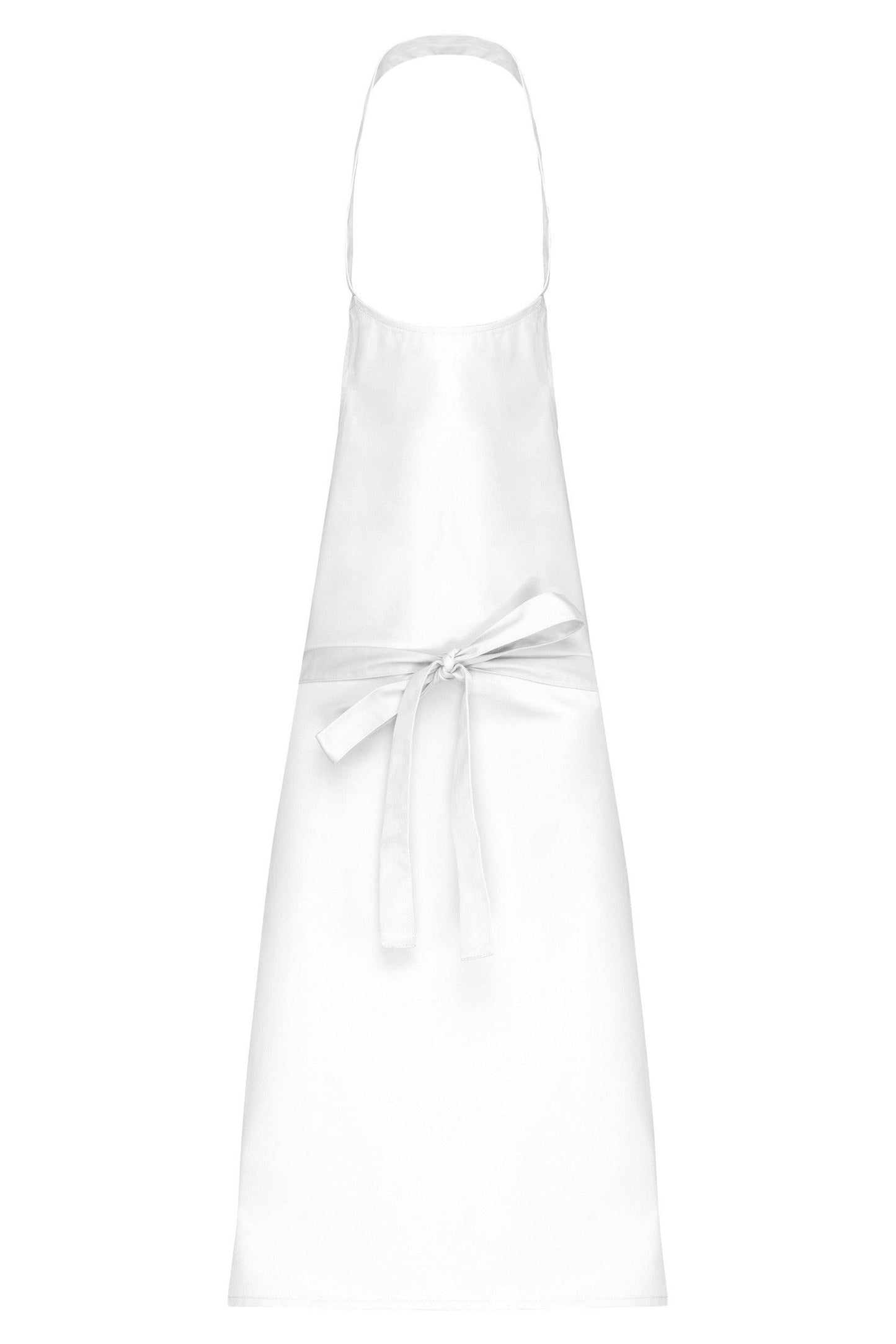 K895 - Tablier coton sans poche - Ak. Custom Clothting Solutions