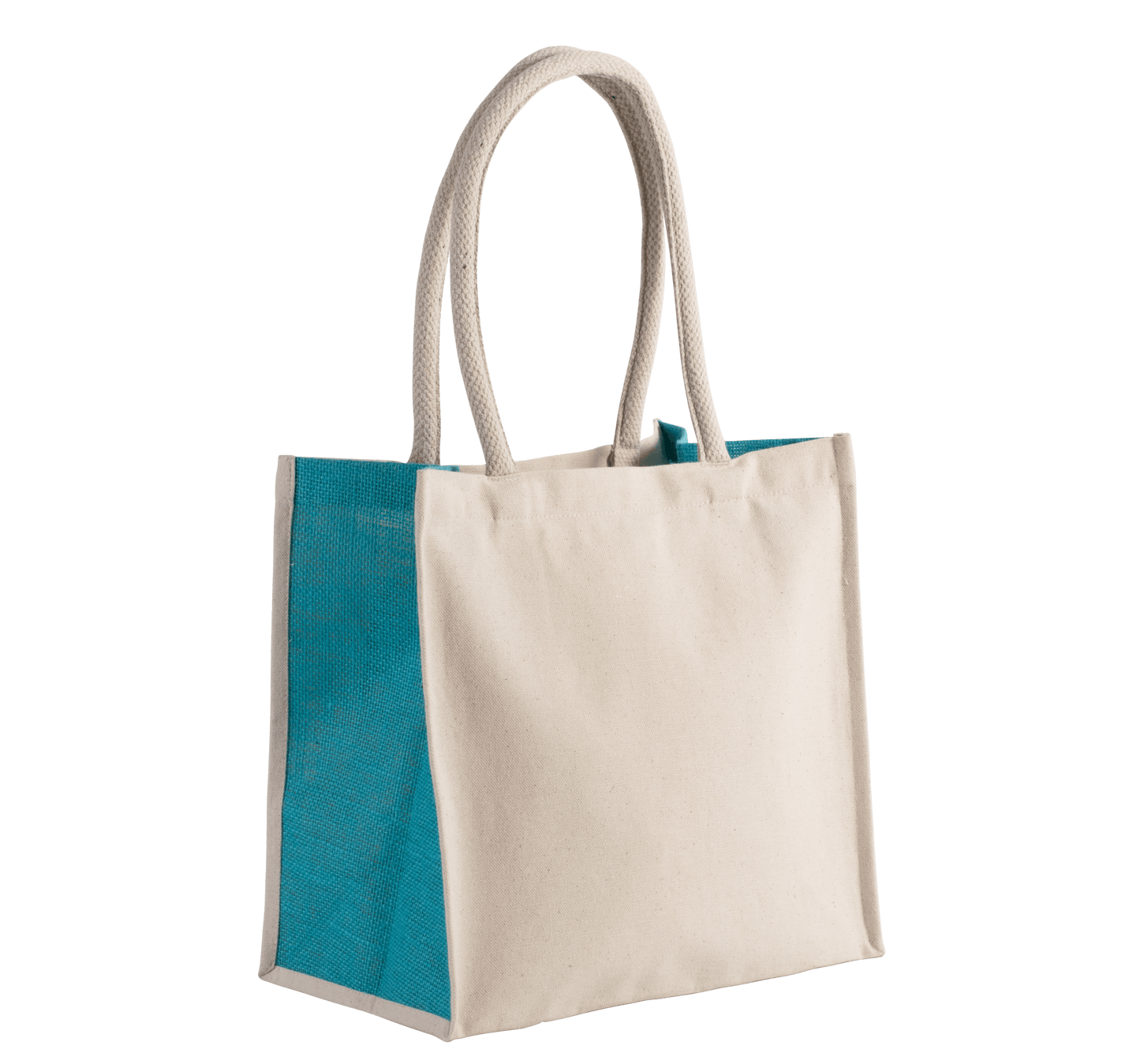 KI0255 - Sac cabas en coton / jute - 17 L - Ak. Custom Clothting Solutions