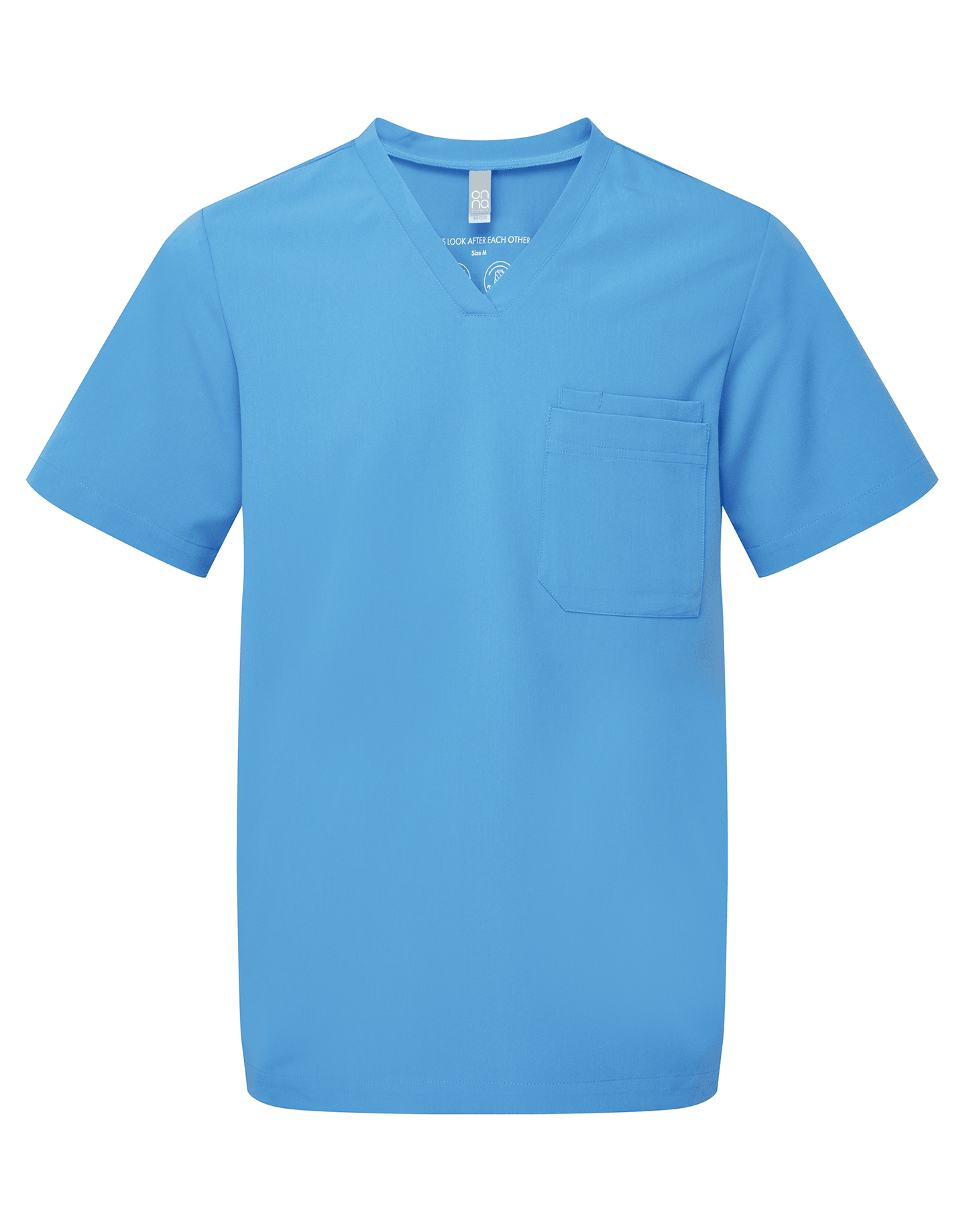 NN200 - Tunique stretch manches courtes homme - Ak. Custom Clothting Solutions