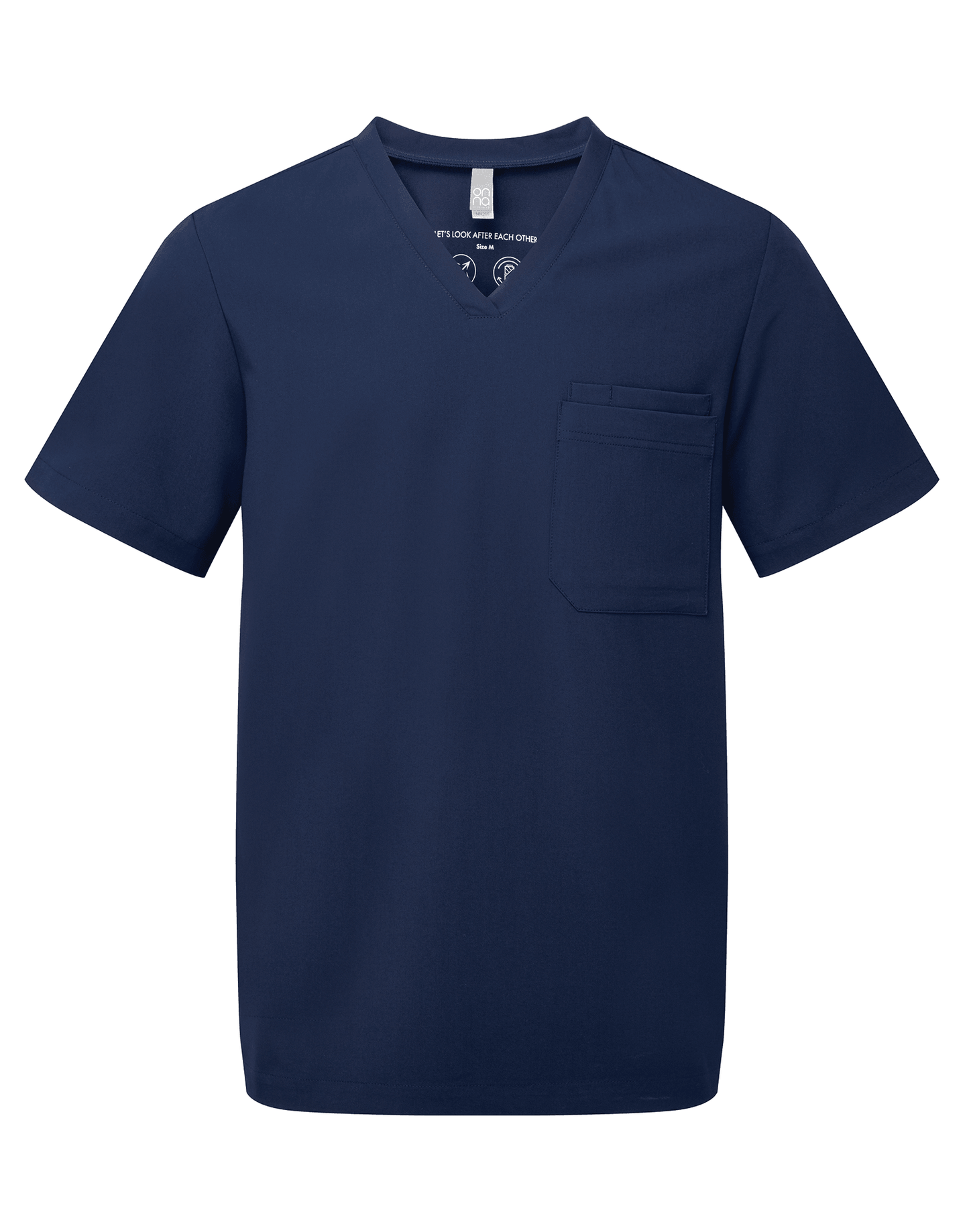 NN200 - Tunique stretch manches courtes homme - Ak. Custom Clothting Solutions