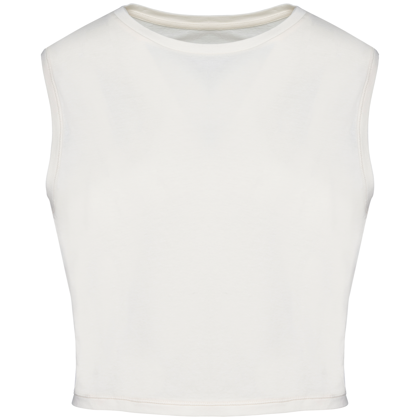 NS342 - T-shirt écoresponsable crop sans manche femme