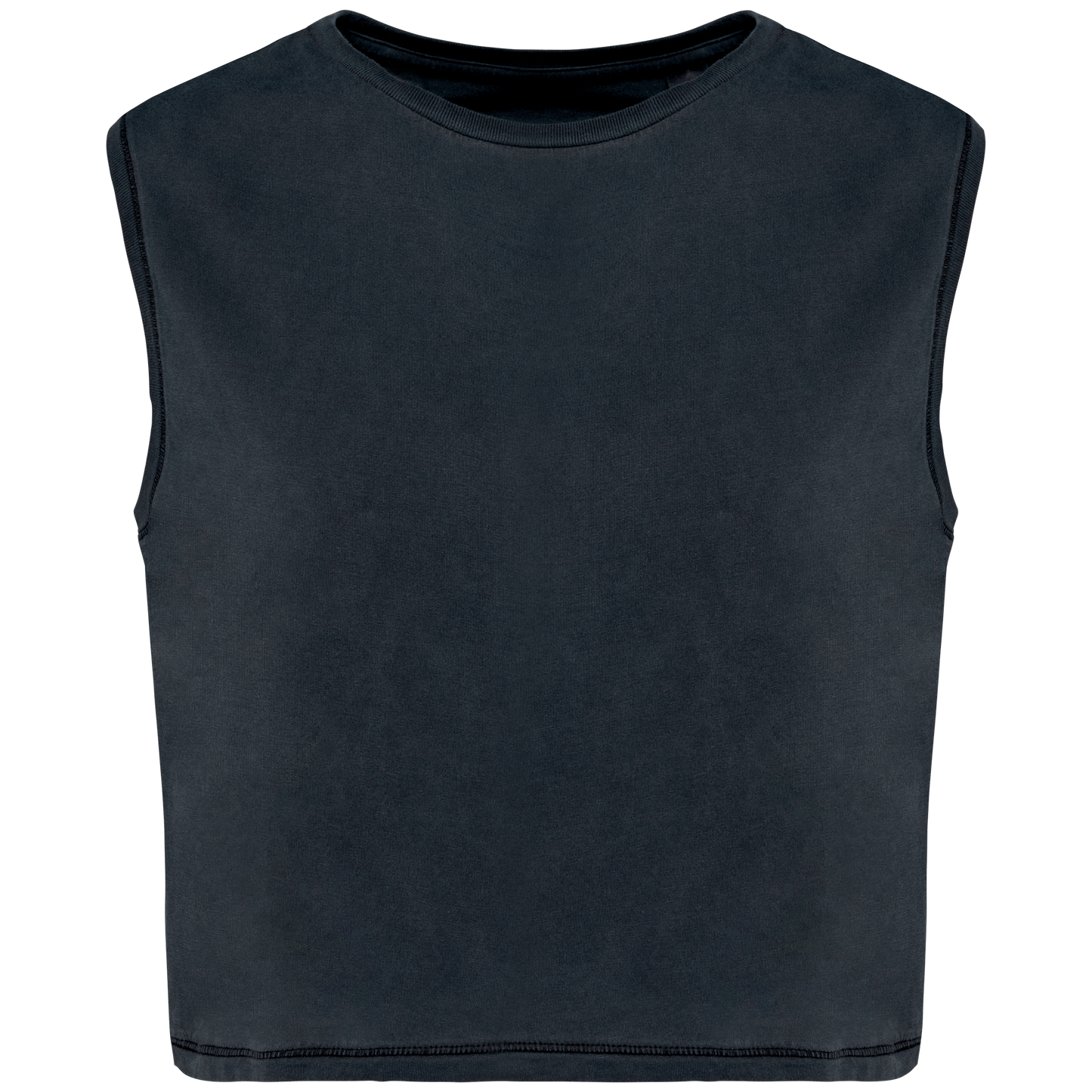 NS342 - T-shirt écoresponsable crop sans manche femme