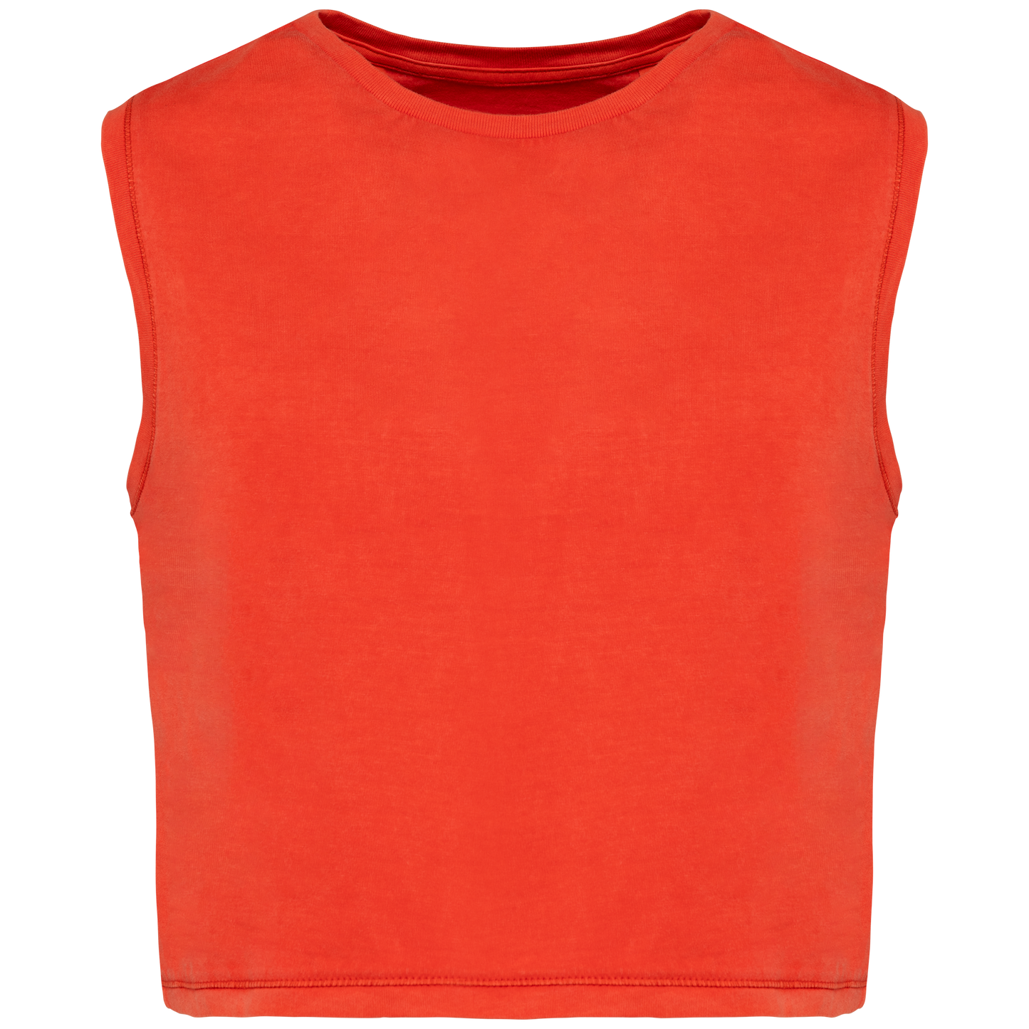 NS342 - T-shirt écoresponsable crop sans manche femme