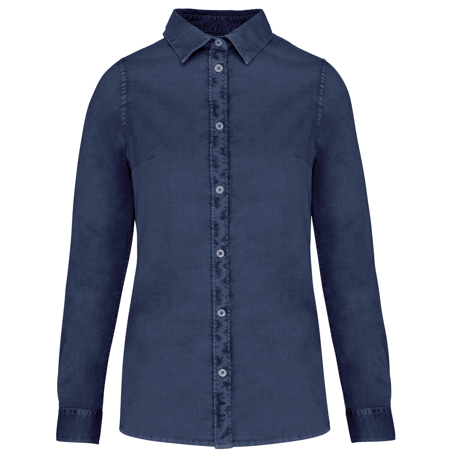 NS503 - Chemise écoresponsable délavée femme
