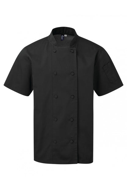 PR902 - Veste chef cuisinier manches courtes Coolchecker®