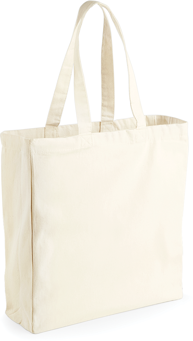 W108 - Sac shopping toile coton