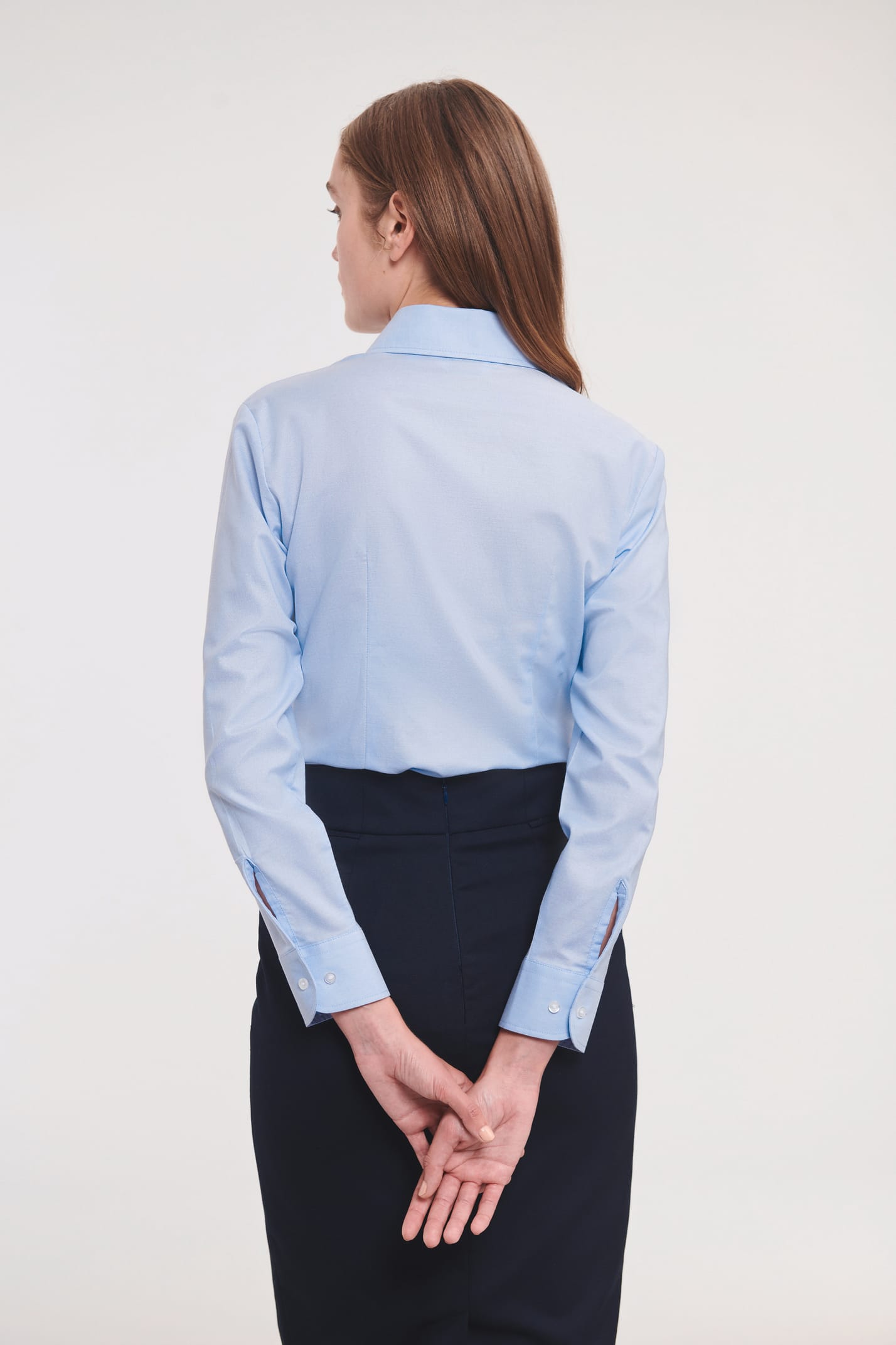 RU932F - Chemise femme manches longues Oxford