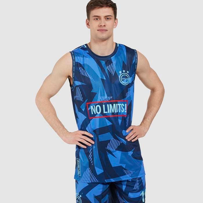 SG1010 - Maillot de basket-ball premium avec col rond - Ak. Custom Clothting Solutions