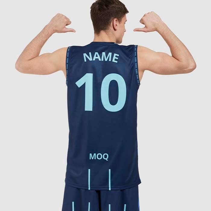 SG1010 - Maillot de basket-ball premium avec col rond - Ak. Custom Clothting Solutions