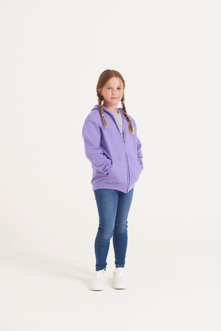 JH050K - Sweat zippé à capuche enfant
