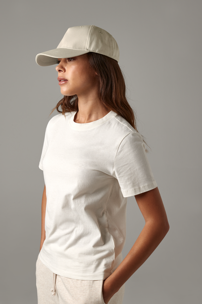 B62N - Casquette 5 panneaux en coton bio