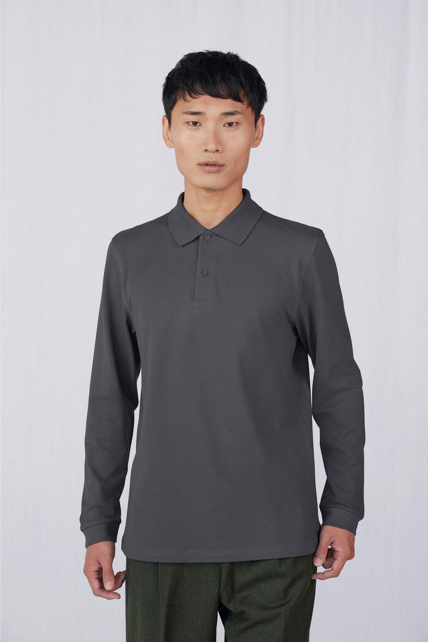 CGPU425 - MY POLO 180 Homme manches longues - Ak. Custom Clothting Solutions