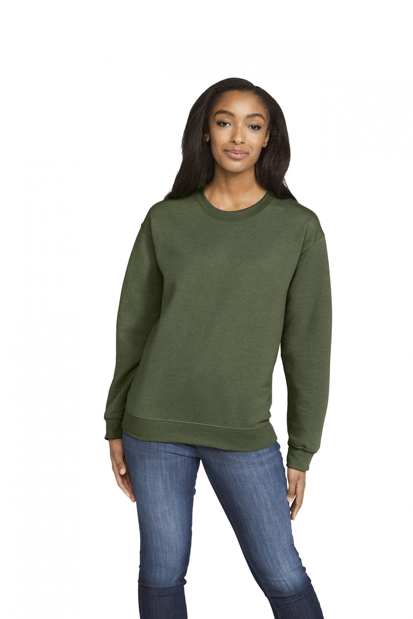 GISF000 - Sweat-shirt col rond Midweight Softstyle - Ak. Custom Clothting Solutions