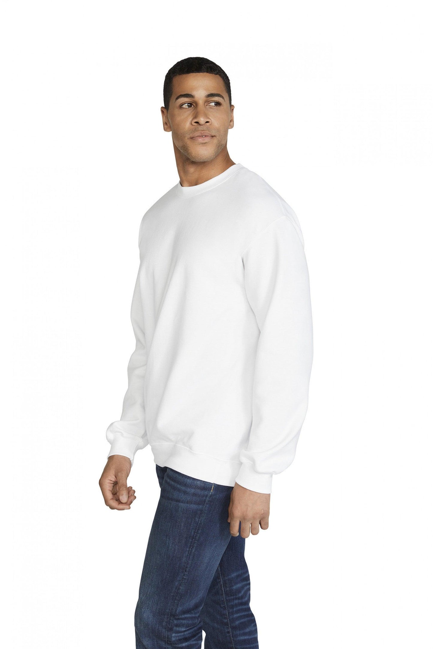 GISF000 - Sweat-shirt col rond Midweight Softstyle - Ak. Custom Clothting Solutions