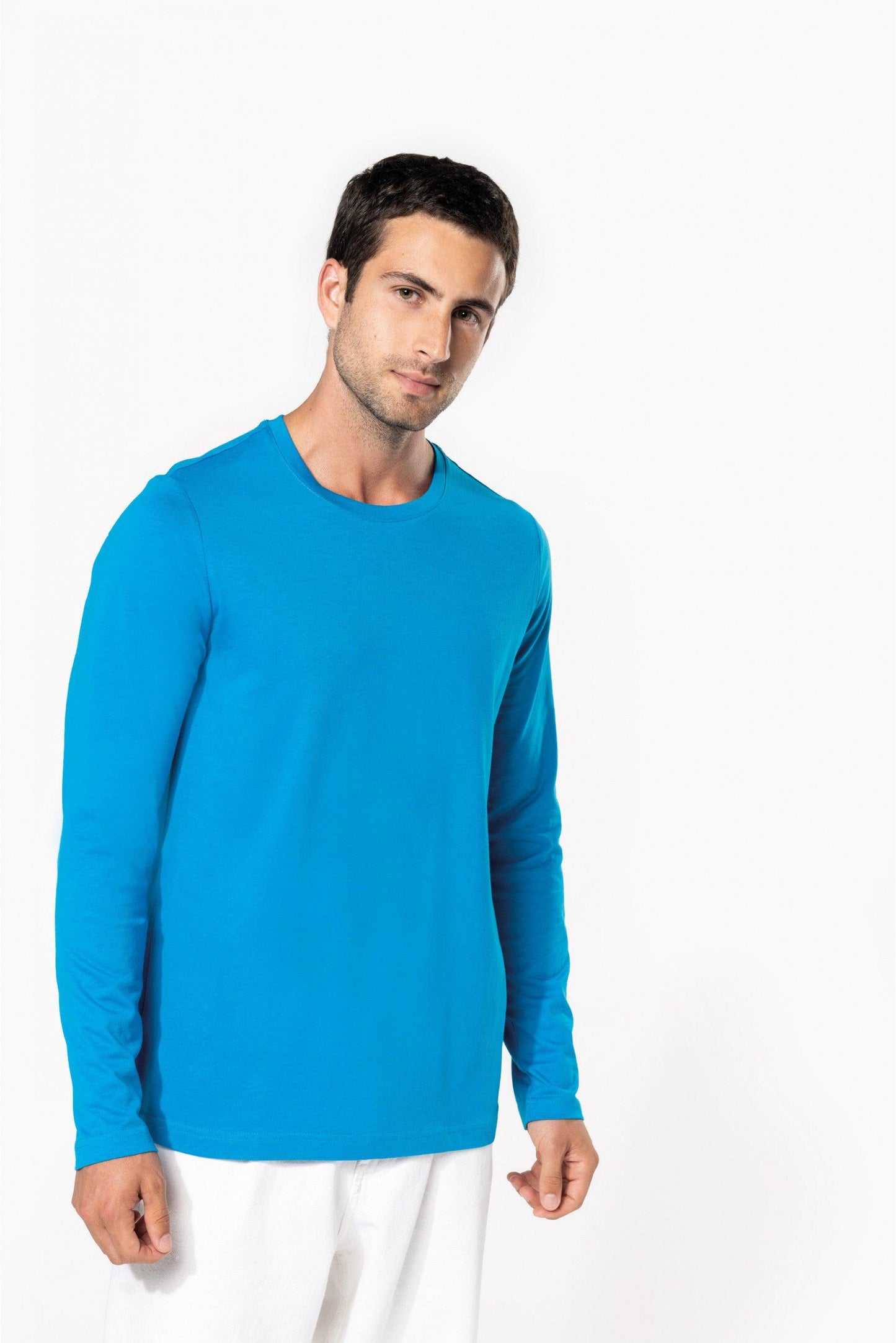 K359 - T-shirt col rond manches longues homme - Ak. Custom Clothting Solutions