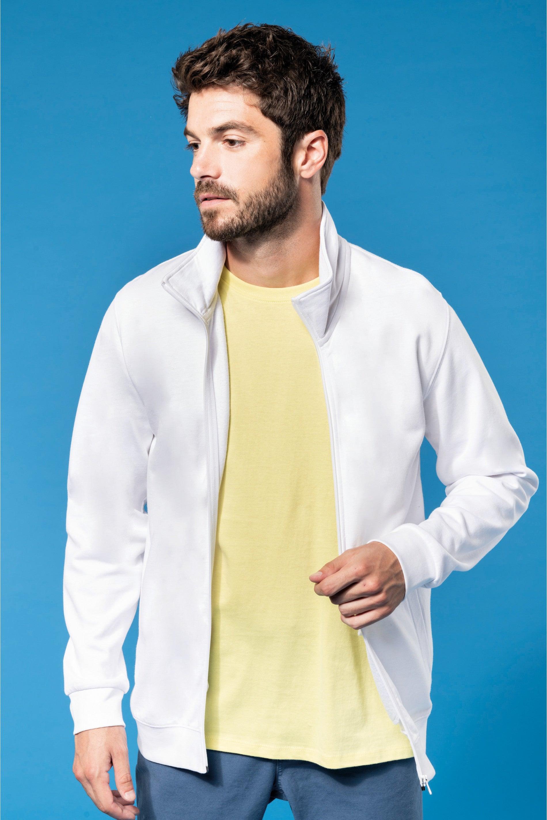 K472 - Veste molleton zippée homme - Ak. Custom Clothting Solutions