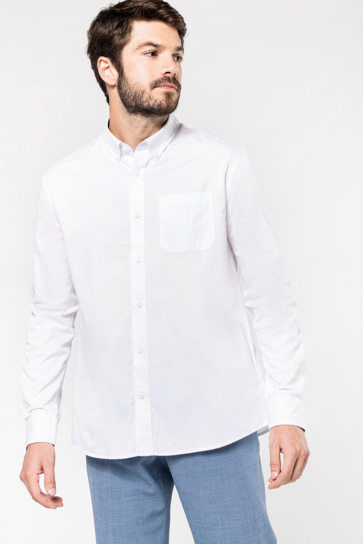 K586 - Chemise coton manches longues Nevada homme - Ak. Custom Clothting Solutions