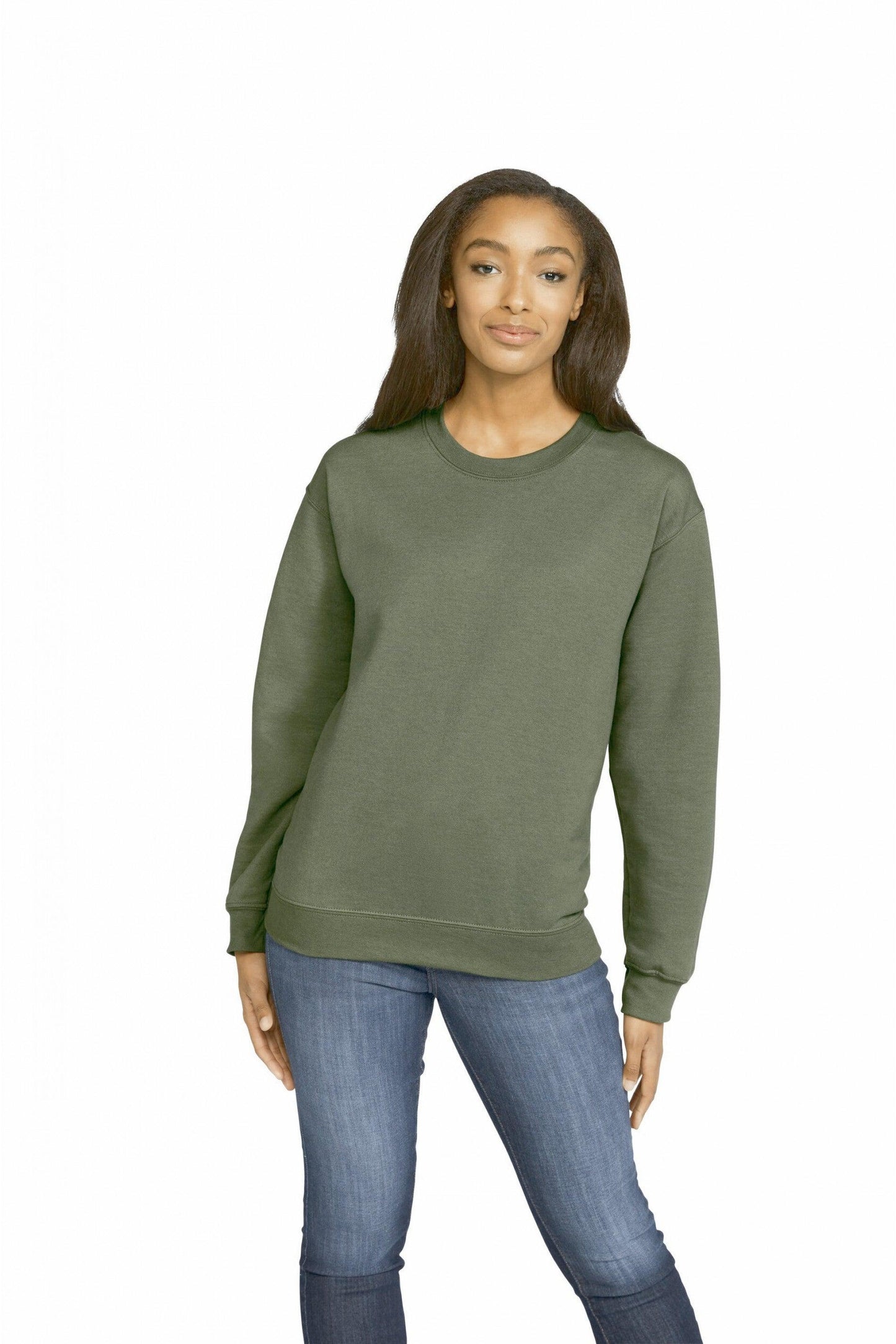 GISF000 - Sweat-shirt col rond Midweight Softstyle - Ak. Custom Clothting Solutions