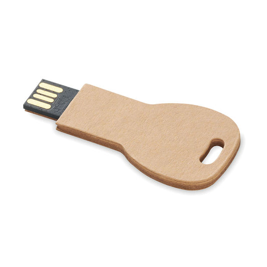 MO1121i - Clé USB en papier en forme de clé