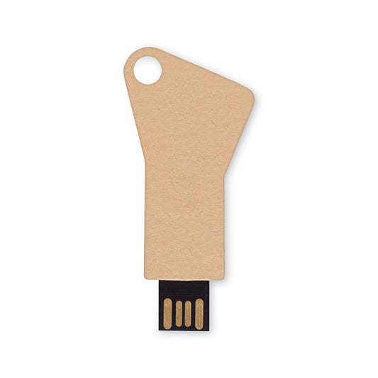 MO1122i - Clé USB en papier en forme de clé