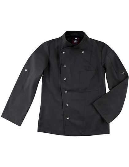 CGW3105 - Veste femme classique cheffe cuisinier manches longues Turin - Ak. Custom Clothting Solutions