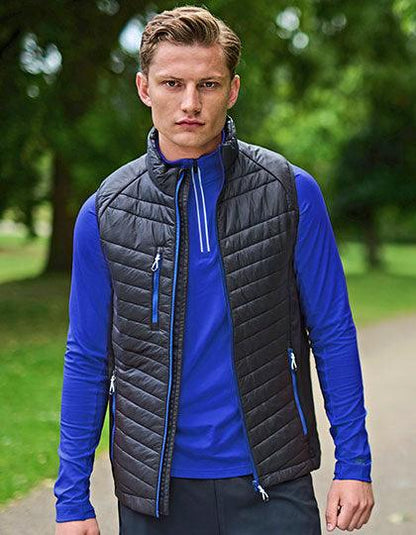 RG894 - Doudoune sans manches bodywarmer Navigate contrastée Hybrid - Ak. Custom Clothting Solutions