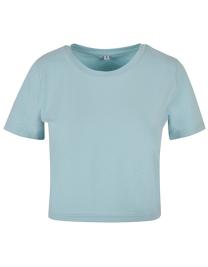 BY042 - T-shirt crop manches courtes femme