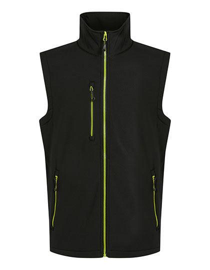 RG915 - Bodywarmer Softshell sans manches Navigate contrasté 2 couches - Ak. Custom Clothting Solutions