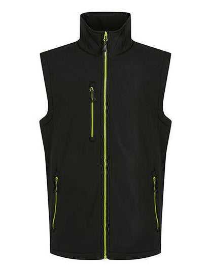 RG915 - Bodywarmer Softshell sans manches Navigate contrasté 2 couches - Ak. Custom Clothting Solutions