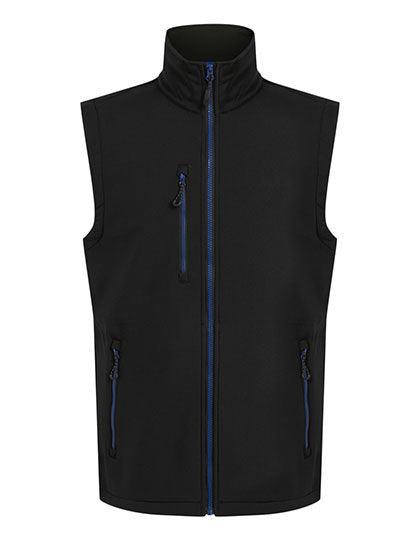 RG915 - Bodywarmer Softshell sans manches Navigate contrasté 2 couches - Ak. Custom Clothting Solutions