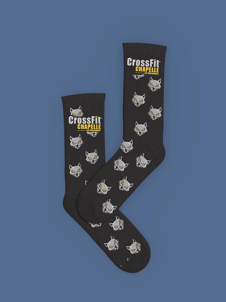 Chaussettes de sport en coton bio personnalisées - Ak. Custom Clothting Solutions