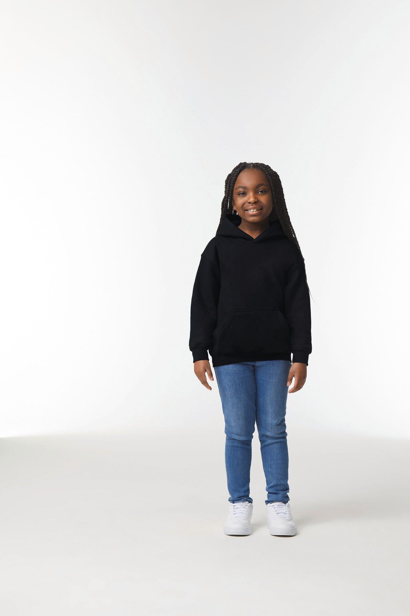 GI18500B - Sweat-shirt enfant capuche Heavy Blend™ - Ak. Custom Clothting Solutions