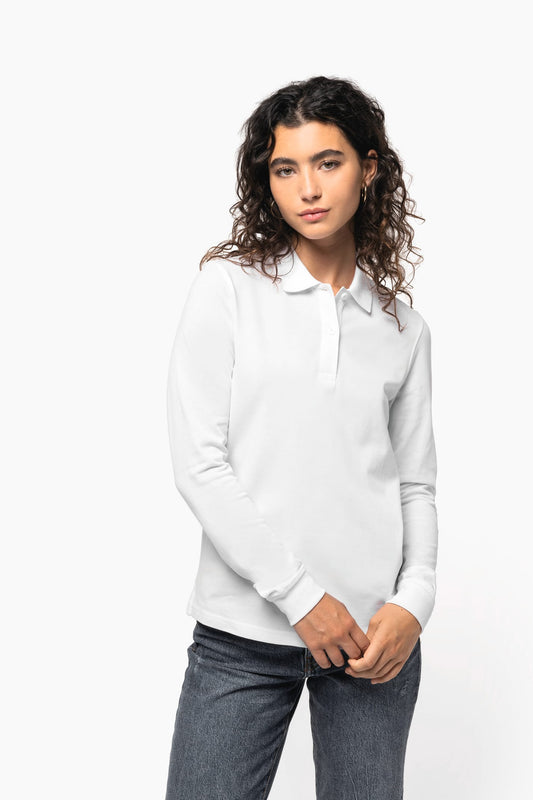 K2028 - Polo piqué manches longues Bio180 femme