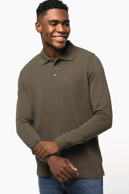 K243 - Polo manches longues homme