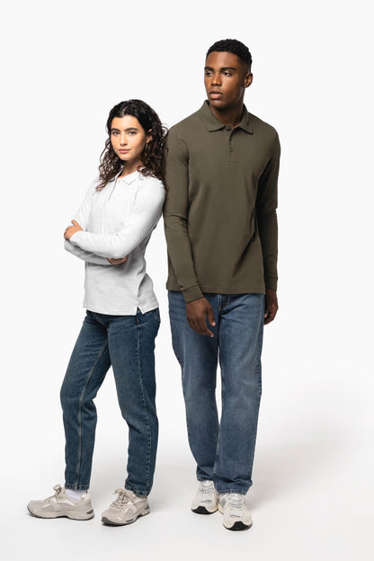 K243 - Polo manches longues homme