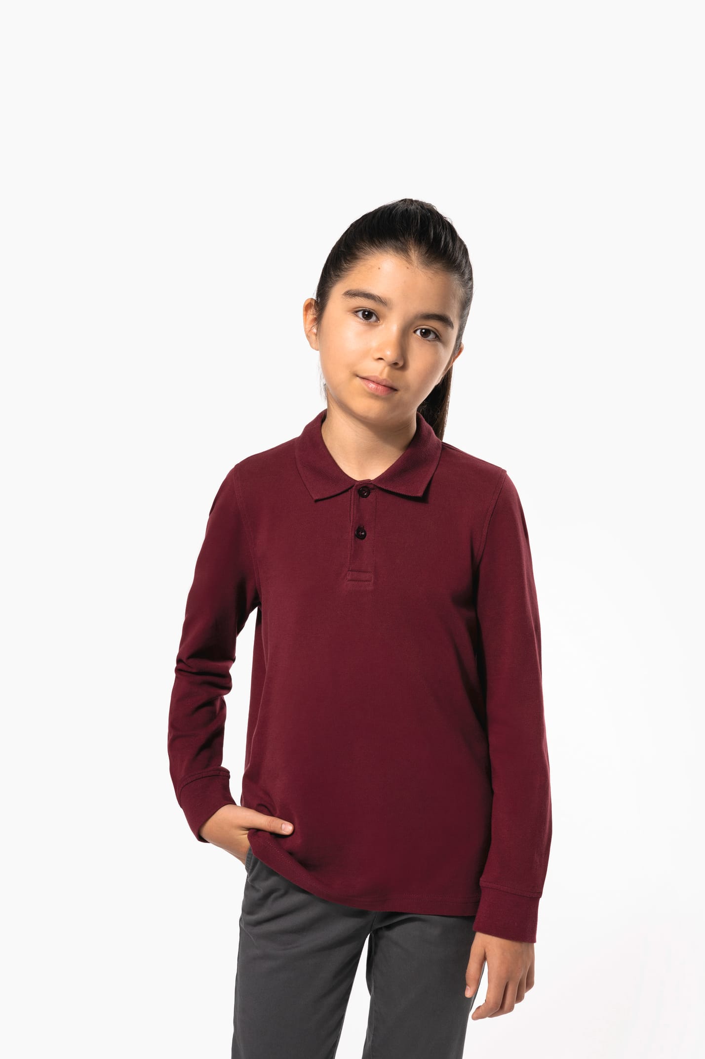 K269 - Polo manches longues enfant