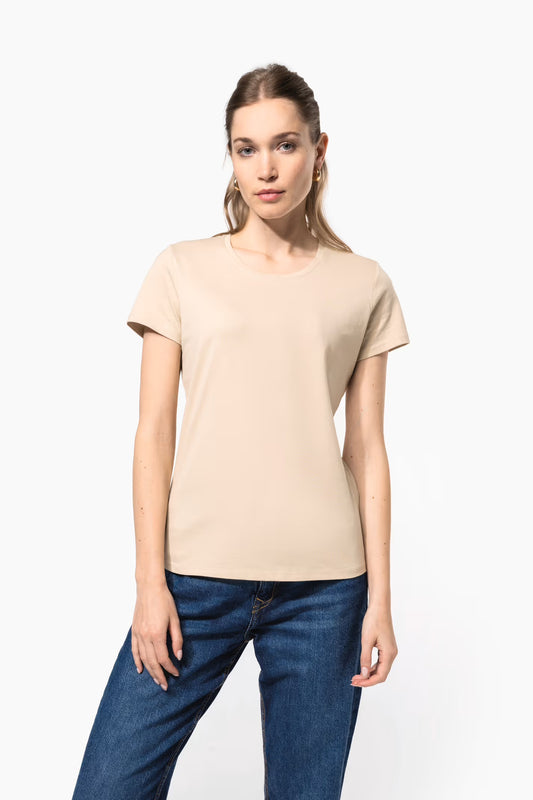 K380 - T-shirt col rond manches courtes femme