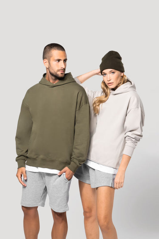 K4018 - Sweatshirt à capuche molleton oversize unisexe